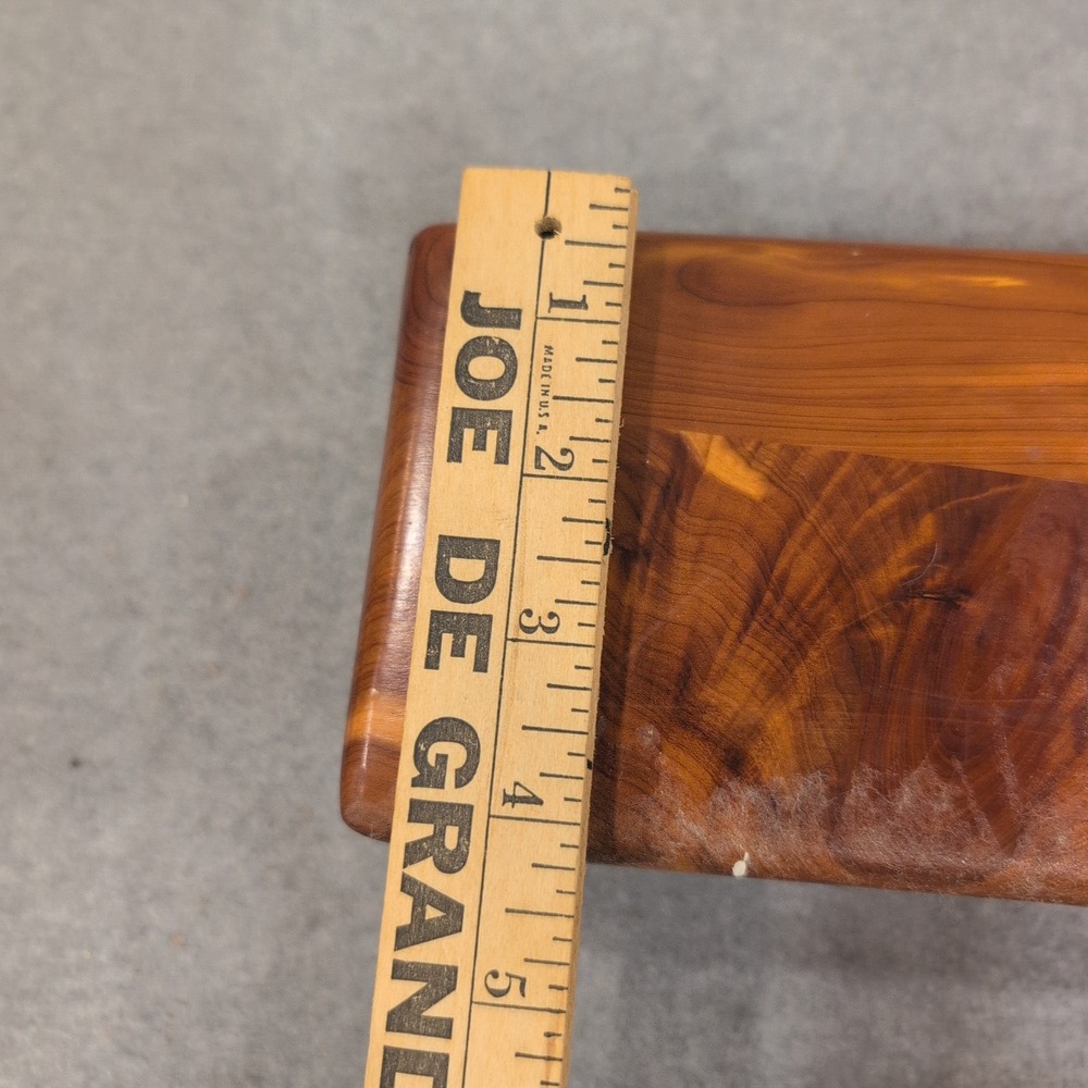 Vintage Lane Cedar Chest Miniature Salesman Sample George Cater Furniture Box - Picture 9 of 12